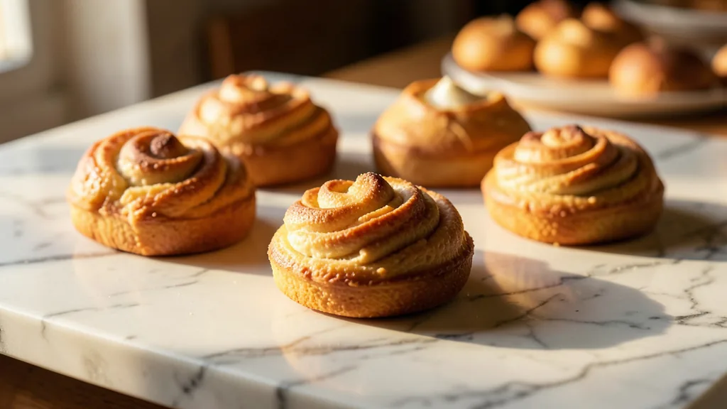 Vitrine de pâtisserie française classique